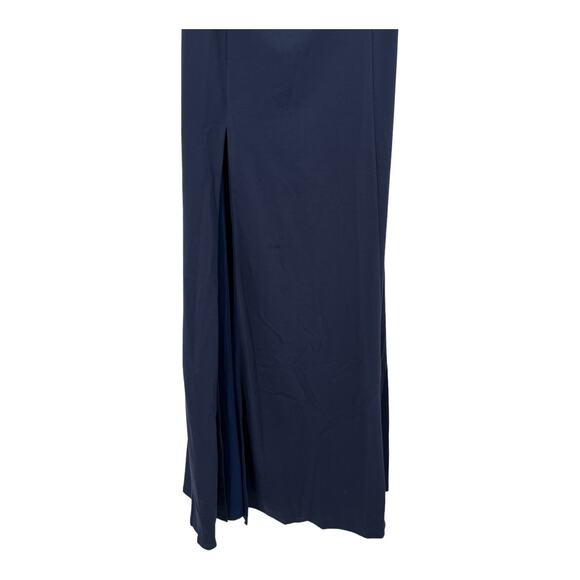 Dress the Population Paige Halter Neck Mermaid Gown blue size X-Large XL - Picture 3 of 7